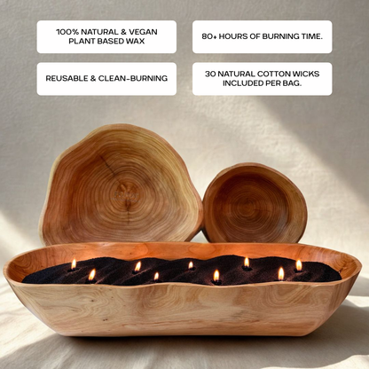 Alura Pearled Candle Sand